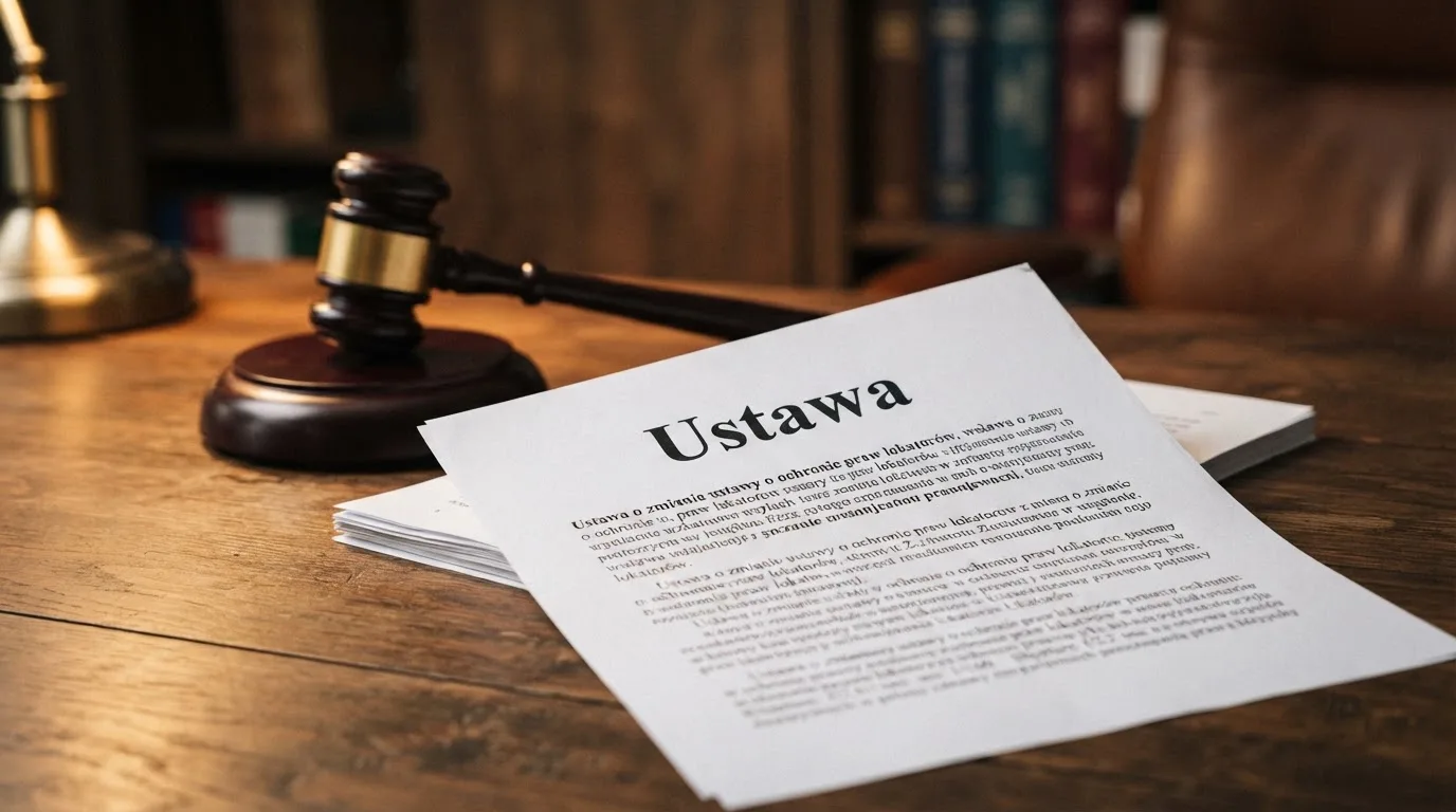 zbliżenie na wydrukowany paragraf ustawy o grach hazardowych leżący obok młotka sędziowskiego
